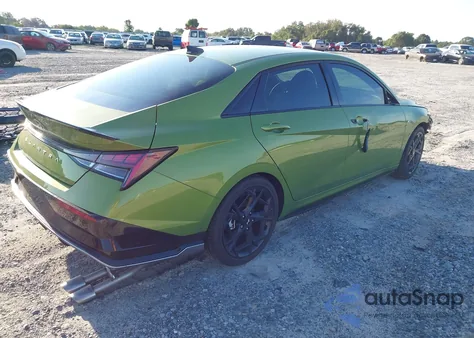 2024 Hyundai Elantra N Line from USA, damaged, VIN KMHLR4DF8RU744052